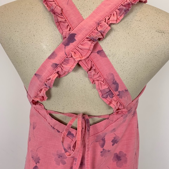 Urban Renewal Pink Flower Print Dress - Picture 5 of 6